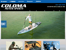 Tablet Screenshot of colomamotorsports.com